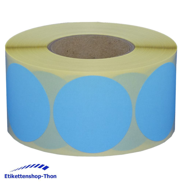 Markierungspunkte - Durchmesser 80 mm - 500 Stück - Blau